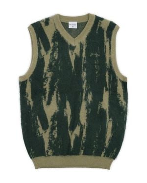 STUDENTS Cimarron Wool Blend Knit Vest - Green