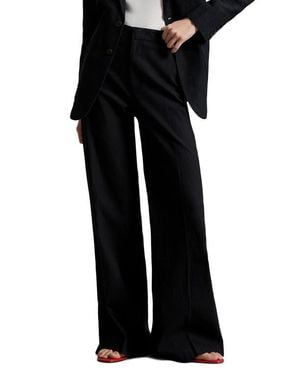 Polo Ralph Lauren Beaton Stretch Cotton Wide Leg Pants - Black