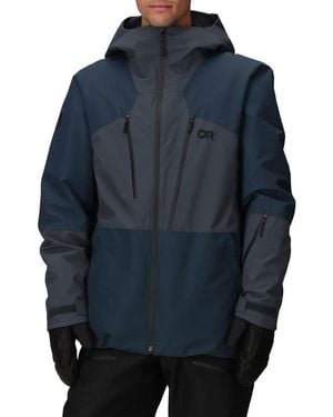 Outdoor Research Powderverse Waterproof Ski Jacket - Blue