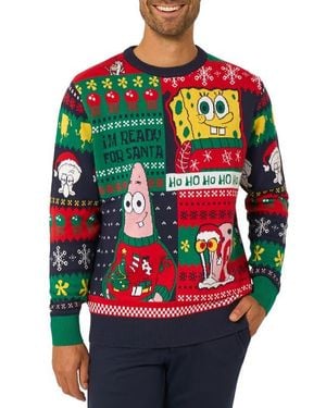 Opposuits Spongebob Christmas Crewneck Sweater - Red
