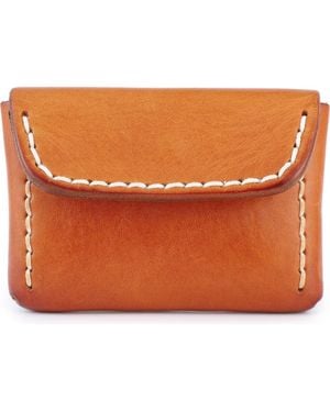 Old Trend Canna Genuine Leather Compact Card Holder - Orange