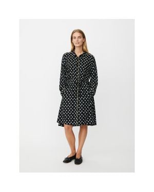 Masai Nysindra Printed Knee Length Dress - Black