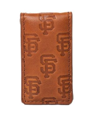 Lusso San Francisco Giants Sammy Magnetic Money Clip - Brown