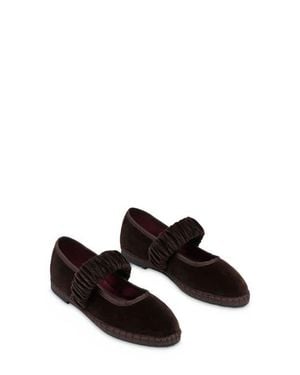 Flabelus Mafalda Mary Jane Flat - Black