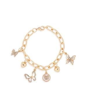 BP. Butterfly Charm Bracelet - Metallic