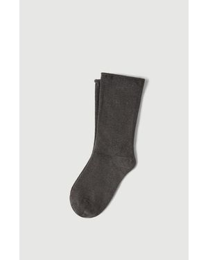 Brunello Cucinelli Cashmere And Silk Sparkling Knit Socks - Multicolor