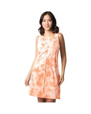 Margaritaville Philadelphia Flyers Clouds Tie-Dye Dress - Orange
