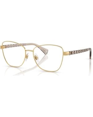 Ralph 53Mm Irregular Optical Glasses - Metallic
