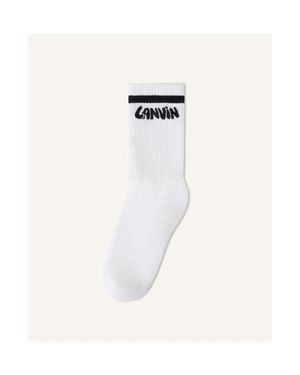 Lanvin Cotton Socks - White