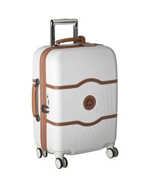 Delsey Paris Chatelet 21 Inch Carry On Hardside Luggage With Spinner Wheels (With Brake) - Gray