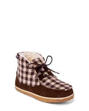 Minnetonka Torrey Faux Shearling Lined Bootie - Brown