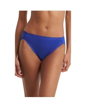 Natori Bliss Cotton French Cut Briefs - Blue
