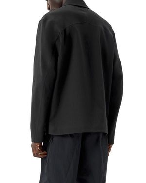 Veilance Mionn Water Repellent Soft Shell Overshirt - Black