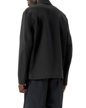 Veilance Mionn Water Repellent Soft Shell Overshirt - Black