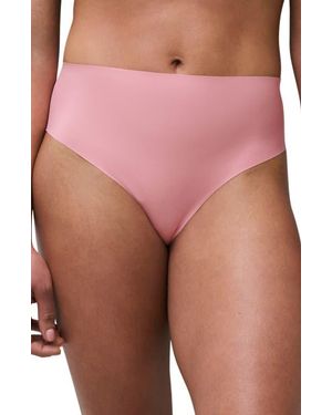Chantelle Defi High Waist Thong - Pink