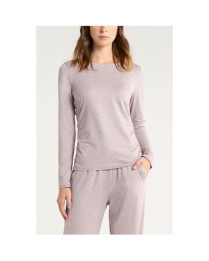 Zella Restore Soft Lite Ruched Long Sleeve T-Shirt - Purple