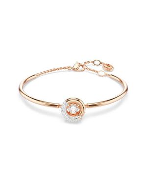 Swarovski Dextera Dancing Crystal Charm Bracelet - White