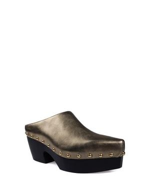 Zigi Richelie Block Heel Mule - Metallic