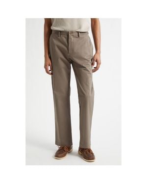 Sunspel Cotton Drill Pants - Natural