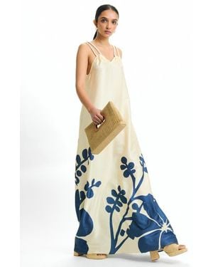 Diarrablu Jwana Maxi Dress Ula - Blue