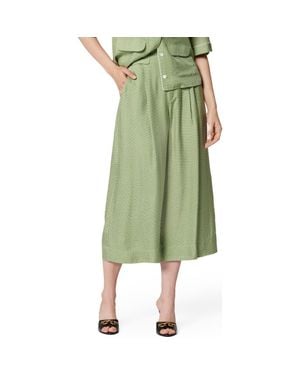 Equipment Allete Crop Wide Leg Pants - Green