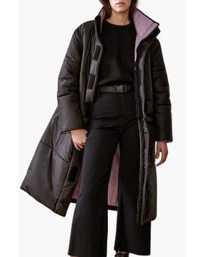 CAALO Reversible Convertible Sustainable Down Coat - Black