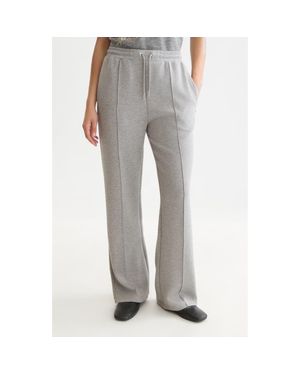 Scotch & Soda Stretch Wide Leg Sweatpants - Gray
