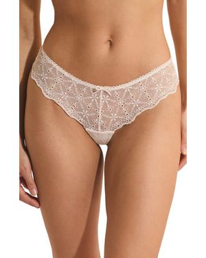 Etam Jane Hipster Panties - White