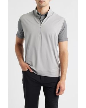 Johnnie-o Torque Quarter-Zip Vest - Gray
