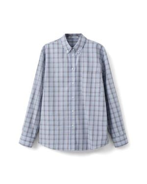 Mango Camisa Plaid Shirt - Blue
