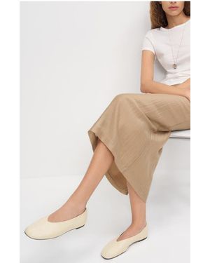 Reformation Blaine Ballet Flat - Natural