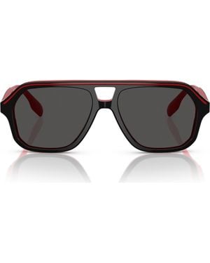 Burberry Kids' 50Mm Irregular Sunglasses - Gray