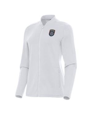 Antigua San Diego Fc Continual Full-Zip Jacket - White