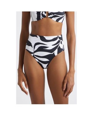 Max Mara Stilla High Waist Bikini Bottoms - Black