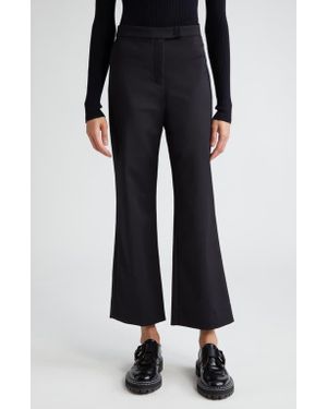パンツ Max Mara Delfino' Black Virgin Wool Blend Pants Max Mara delfino Black Virgin Wool Blend Pants Max Mara