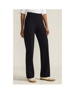 Lands' End Starfish Mid Rise Straight Leg Pants - Black