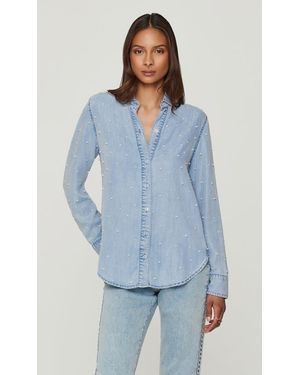 Generation Love Marcello Pearl Denim Shirt - Blue
