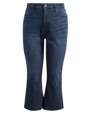 WARP+WEFT Crop Bootcut Jeans - Blue