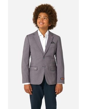 Opposuits X Batman Kids' Daily Slim Fit Stretch Sport Coat - Gray