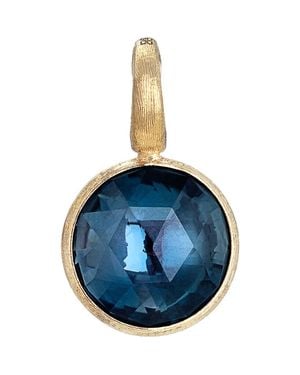 Marco Bicego Jaipur 18K Small London Topaz Pendant - Blue