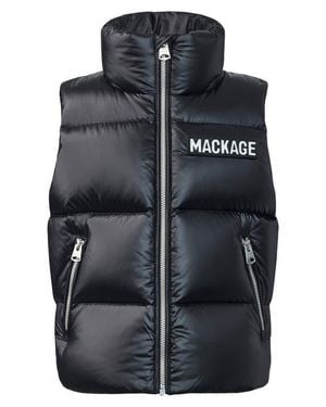 Mackage Kids' Charlee Quilted Down & Feather Fill Puffer Vest - Black