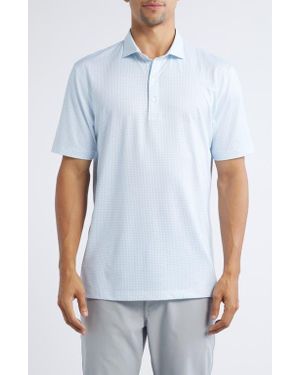 Johnnie-o Tee Time Dot Print Prep-Formance Golf Polo - White