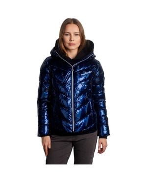 Woodpecker Robin Medium Weight Coat - Blue
