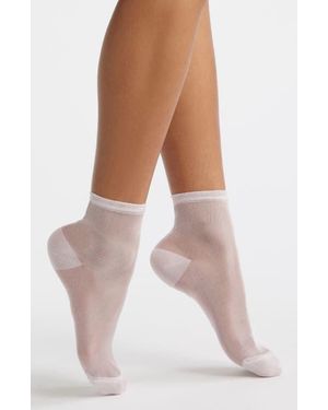 Stems Hailey Sheer Ankle Socks - Multicolor