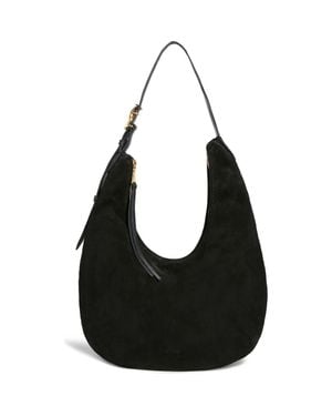 Aimee Kestenberg Large Unity Suede Hobo Bag - Black
