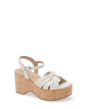 Cordani Jeffy Cork Platform Sandal - Natural