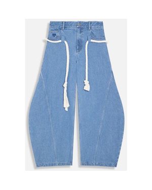 AELFRIC EDEN Super Baggy Barrel Jeans - Blue