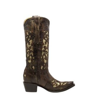 NORTALIE The Western Cowboy Boot - Brown