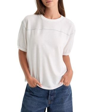 GOOD AMERICAN The Gym Tee - White