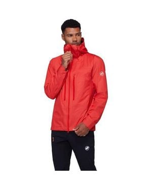 Mammut Taiss Light Hs Hooded Jacket - Red